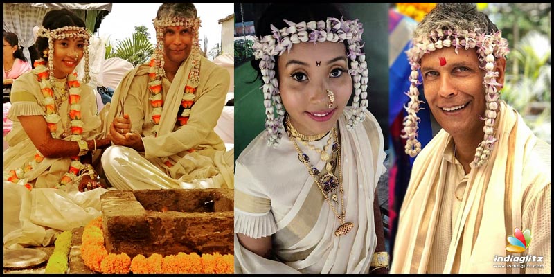 Milind Soman marries Ankita in a dreamy wedding, see pics - Tamil Movie